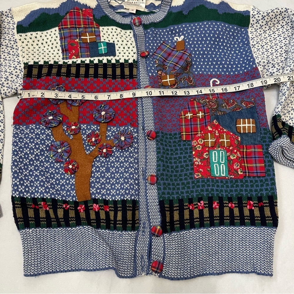 Vintage Susan Bristol Country House Sweater Cardigan 90’s Cottagecore - Picture 8 of 11